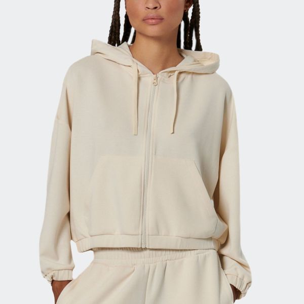 Body Action Modal Crop Women's Jacket 071528-01-SaltEcru