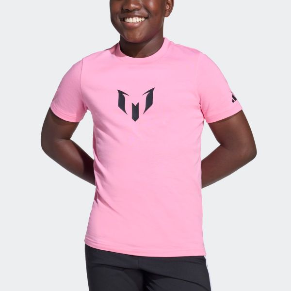 adidas Messi Name And Number Graphic Kids T-Shirt JM8952