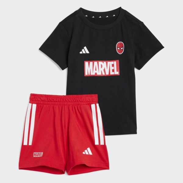 adidas Μarvel Spider-man Toddler Tee and Short Set JW9968