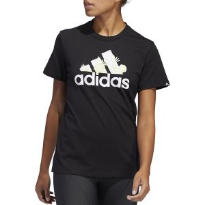 adidas Superher Floral Graphic Logo Women's T-Shirt