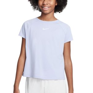 NikeCourt Dri-FIT Victory Girls' Short-Sleeve Tennis Top CV7567-536