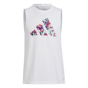 adidas Train Essentials Seasonal Logo Girls Training Tank Top
