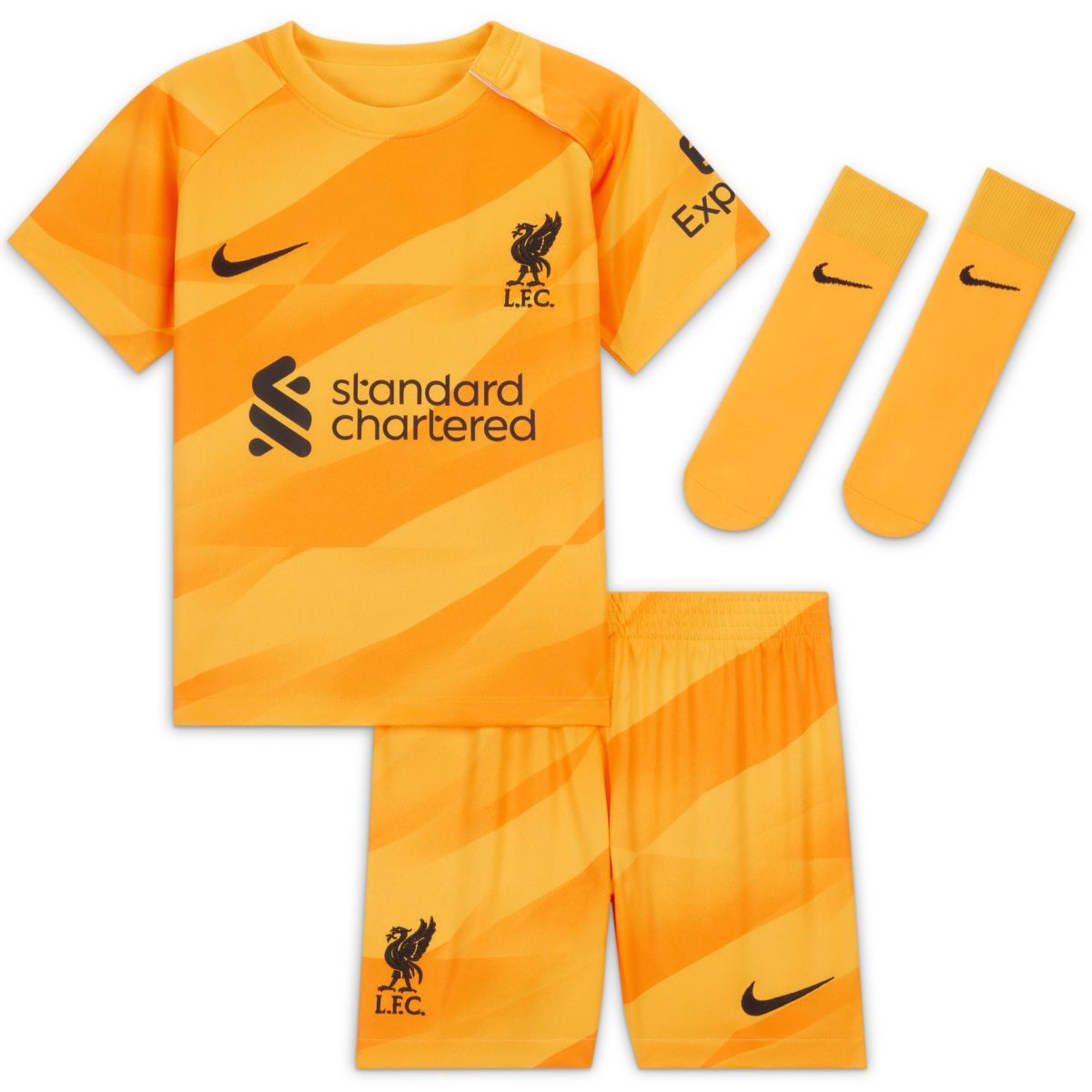 Nike Liverpool FC 2023/24 Goalkeeper Baby/Toddler Dri-FIT 3-Piece Kit FB6951-706