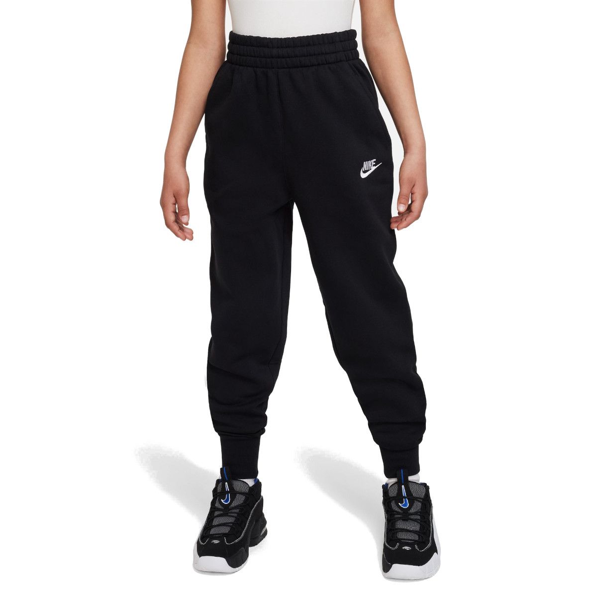 Nike Sportswear Club Fleece Big Kids' High-Waisted Fitted Pants FD2921-010