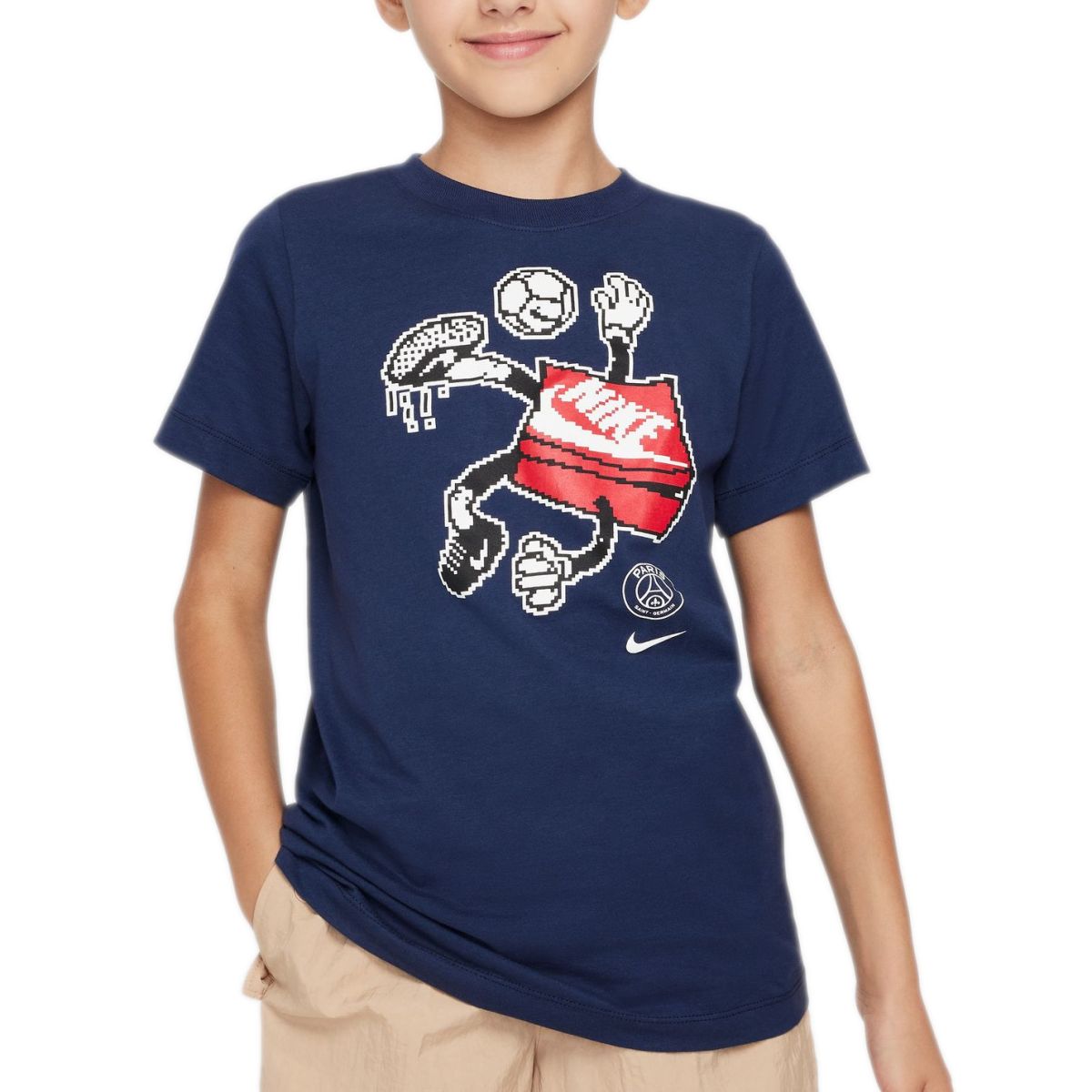 Nike Paris Saint-Germain Big Kids' Soccer T-Shirt FZ0166-410
