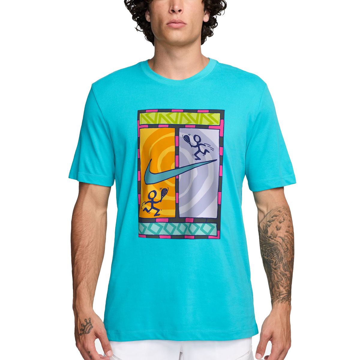 NikeCourt Dri-FIT Men's Tennis T-Shirt  HJ3470-345