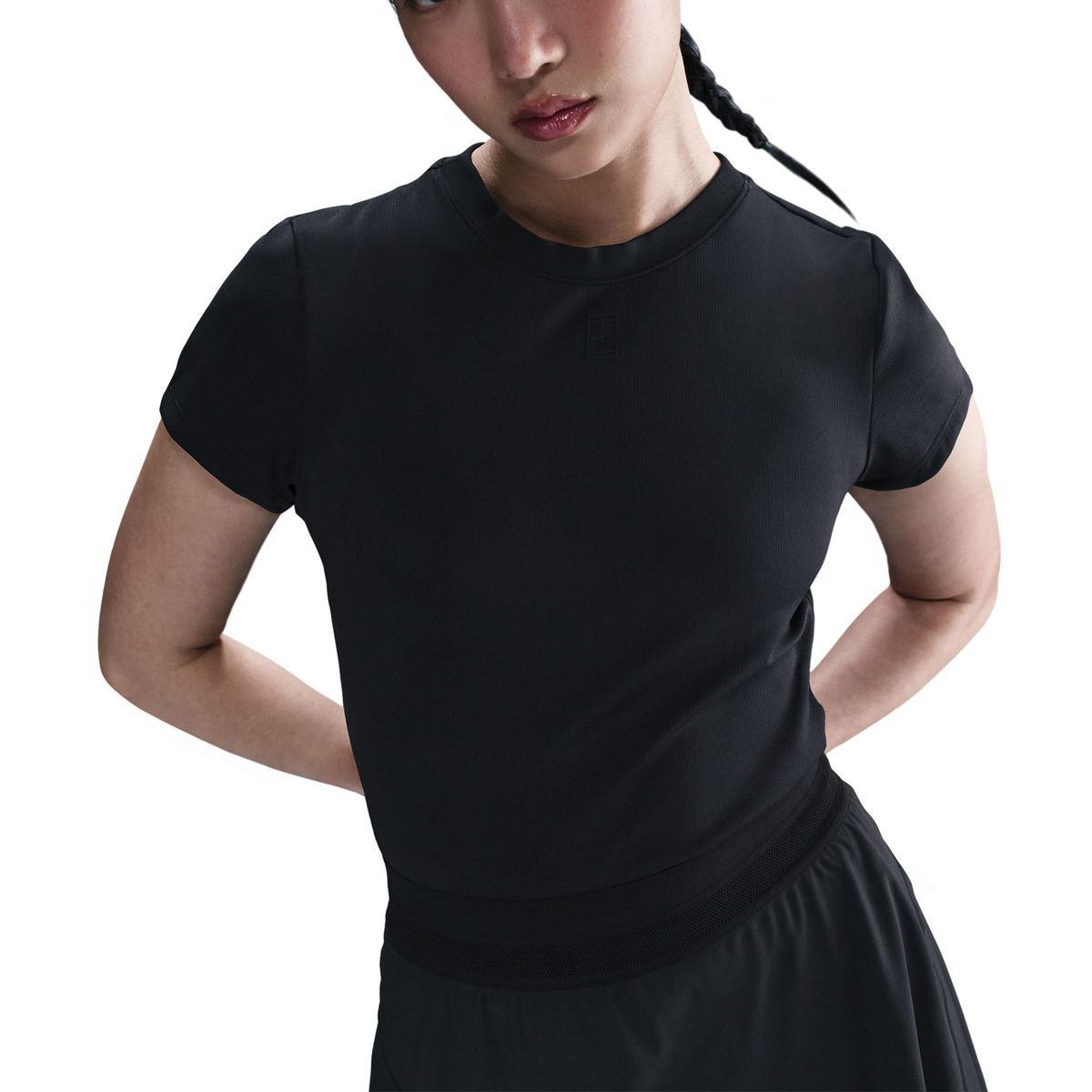 NikeCourt Advantage Dri-FIT Short-Sleeve Women's Tennis Top HQ2994-010
