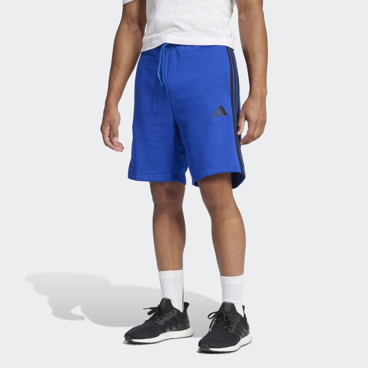 adidas Essentials 3-Stripes Fleece Men's Shorts JE8865