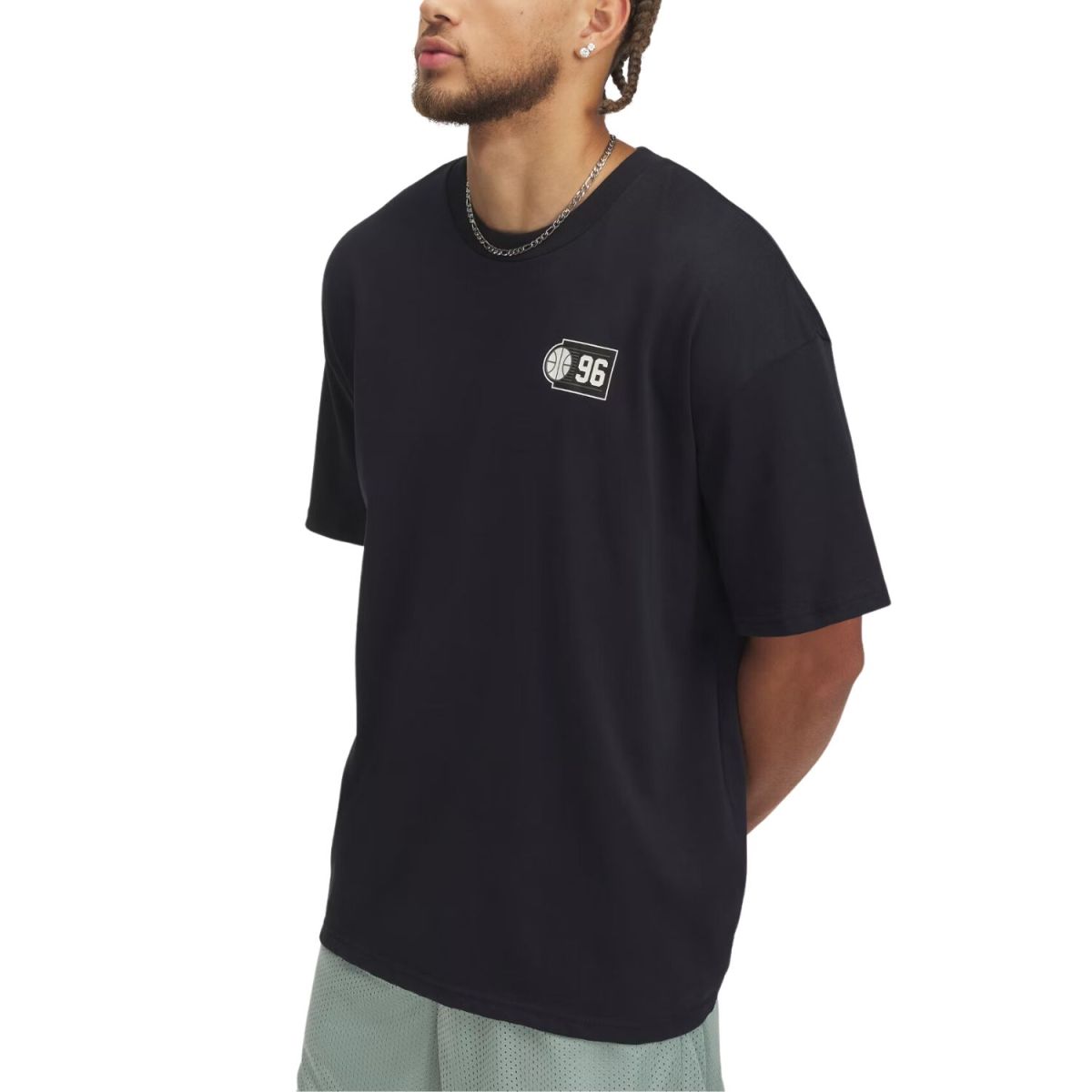 Under Armour Ηeavyweight Hoops Courtside Men's Short Sleeve 1390191-001